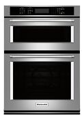 Kitchenaid Koce500ess 30 Inch Double Combination Electric Wall Oven