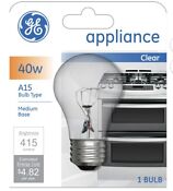 New Ge Or Generic 40 Watt Appliance Microwave Oven Refrigerator Light Bulb