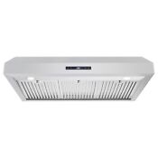 36 In Under Cabinet Range Hood Open Box 3 Prong Plug Stainless Steel Led
