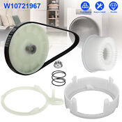W10721967 Washer Pulley Clutch Kit W10006384 Washing Drive Belt For Whirlpool