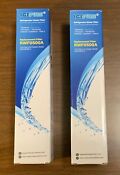 2 Pack Icepure Premium Refrigerator Water Filter Rwf0500a 4396508 4396510 New