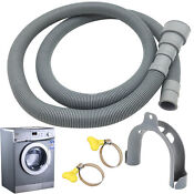 Washing Machine Dishwasher Drain Hose Extension Pipe Replacement 1 5m U Hook