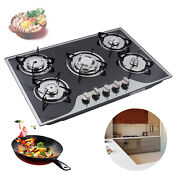 30 Kitchen Cook Top Built In 5 Burners Stove Lpg Ng Gas Cooker Stainless Steel