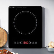 Electric Induction Cooktop Built In Stove Top Single Burners Portable W Timer