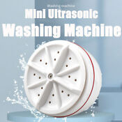 Mini Washing Machine Ultrasonic Turbine Laundry Washer Portable Travel Home Usa