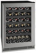 U Line 24 Wine Refrigerator Cooler 5 7 Cu Ft Digital Uhwc124sg31a Stainless