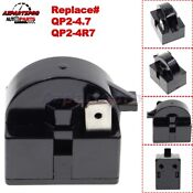 Qp2 4 7 Start Relay Refrigerator 1 Pin Ptc For 4 7 Ohm Compressor Qp2 4r7 Black