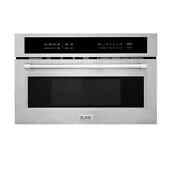 Zline 30 Stainless Steel Built In Convection Microwave Oven Speed Cooking