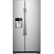 Whirlpool Wrs325sdhz 25 Cu Ft Stainless Side By Side Refrigerator