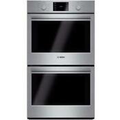 Bosch 500 Series 30 10 Mode Eco Clean Double Electric Ss Wall Oven Hbl5651uc