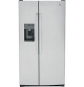 Ge Energy Star 25 3 Cu Ft Side By Side Refrigerator Gse25gypfs