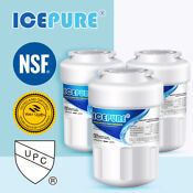 Icepure Replacement For Ge Mwf Smartwater Mwfp Gwf Fridge Water Filter 3 Pack