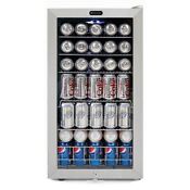 Whynter Beverage Refrigerator With Lock Stainless Steel 120 Can Capacity
