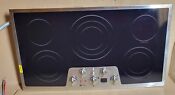 Ge Profile 36 Built In 5 Burner Electric Cooktop W Stainless Trim Pp972smss