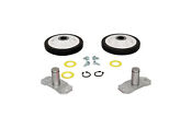 4pc Dryer Roller Shaft Kit Fits Admiral Magic Chef Maytag Norge 31001096 La 1008