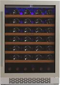 Ca Lefort 24 Inch Built In Compressor Wine Cooler Refrigerator 54 Bottles Fridge