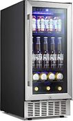 Mini Fridge 15 Inch Beverage Refrigerator Under Counter Built In Wine Cooler