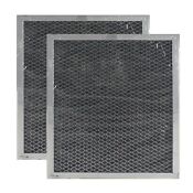  2 Pack Compatible Broan S97007696 Charcoal Range Filters