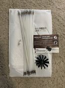 Holikme 30 Feet Dryer Vent Cleaner Kit Flexible Lint Brush With Drill Attachm 