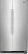 Maytag Mss25n4mkz 36 Inch Freestanding Side By Side Refrigerator With 24 9 Cu F