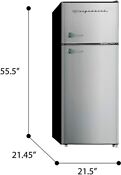 Frigidaire 7 5 Cu Ft Stainless Top Freezer Apartment Refrigerator Efr751 Pick Up