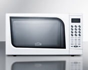 Summit Sm901 White 18 W 0 7 Cu Ft 700 Watt Countertop Microwave